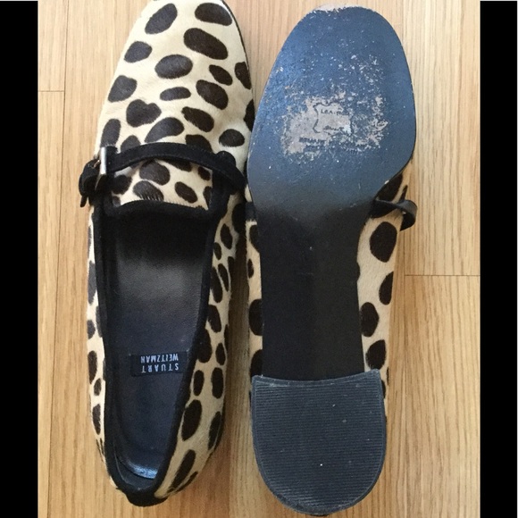 COPY - Stuart Weitzman leopard fur shoes - Picture 2 of 3